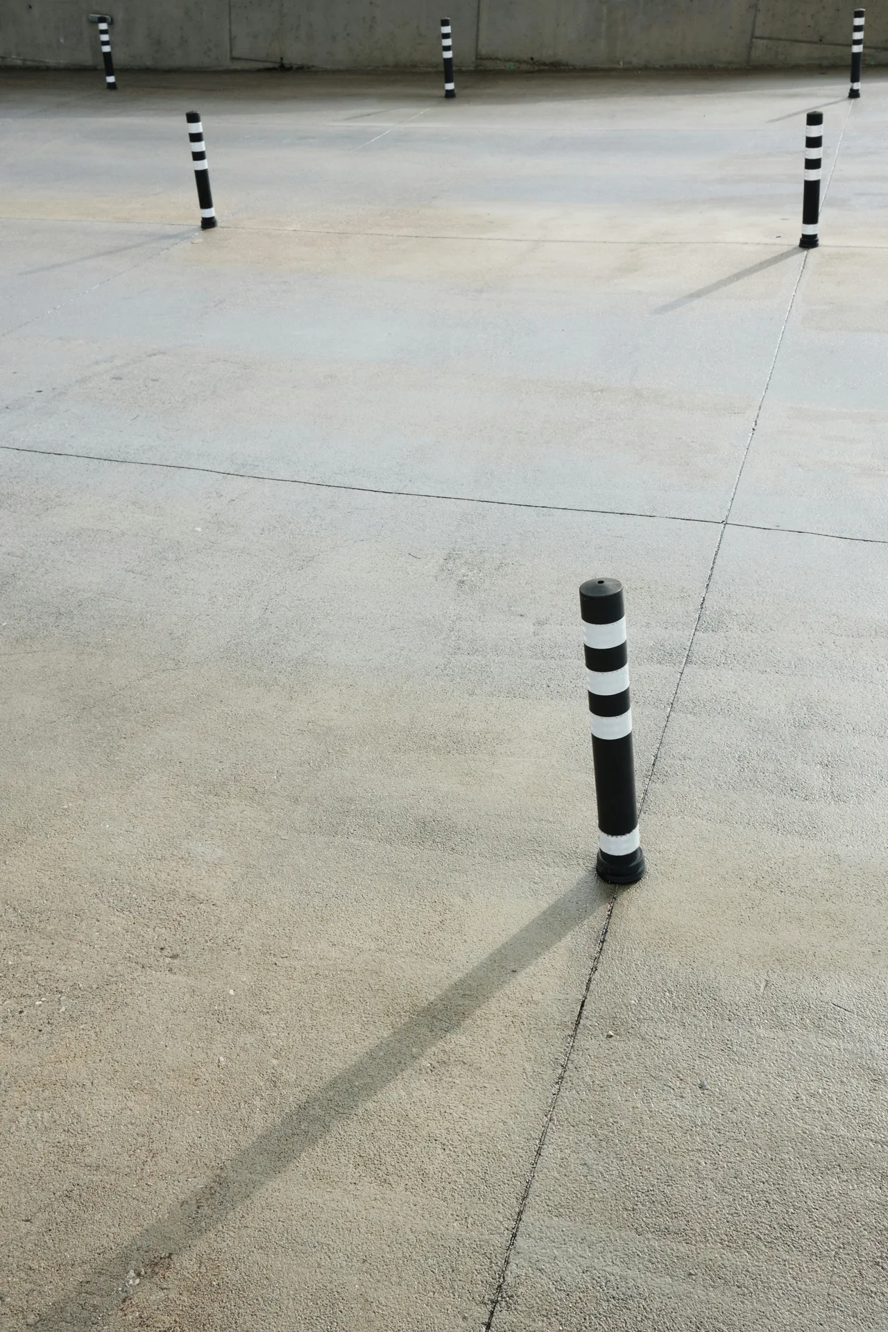 commercial parking lot repair triage walk with property manager