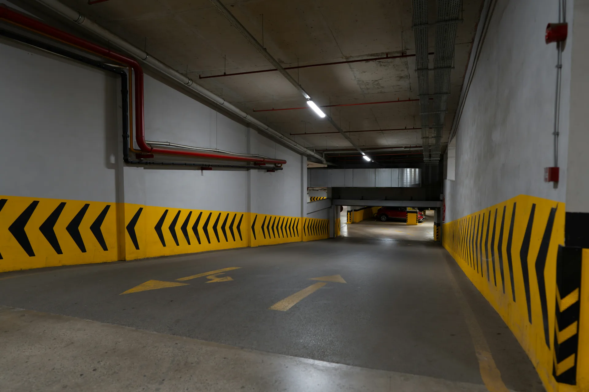finished multi-level parking structure in Portland